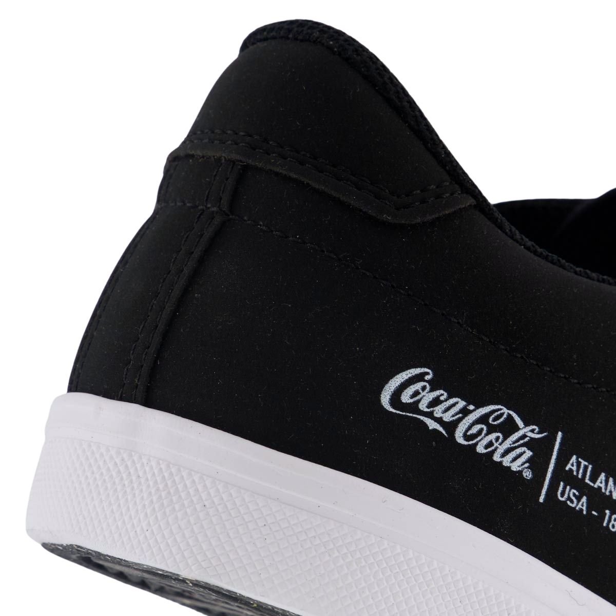 Tênis Casual Masculino Coca-Cola CC1809 Yankee Preto Preto 5