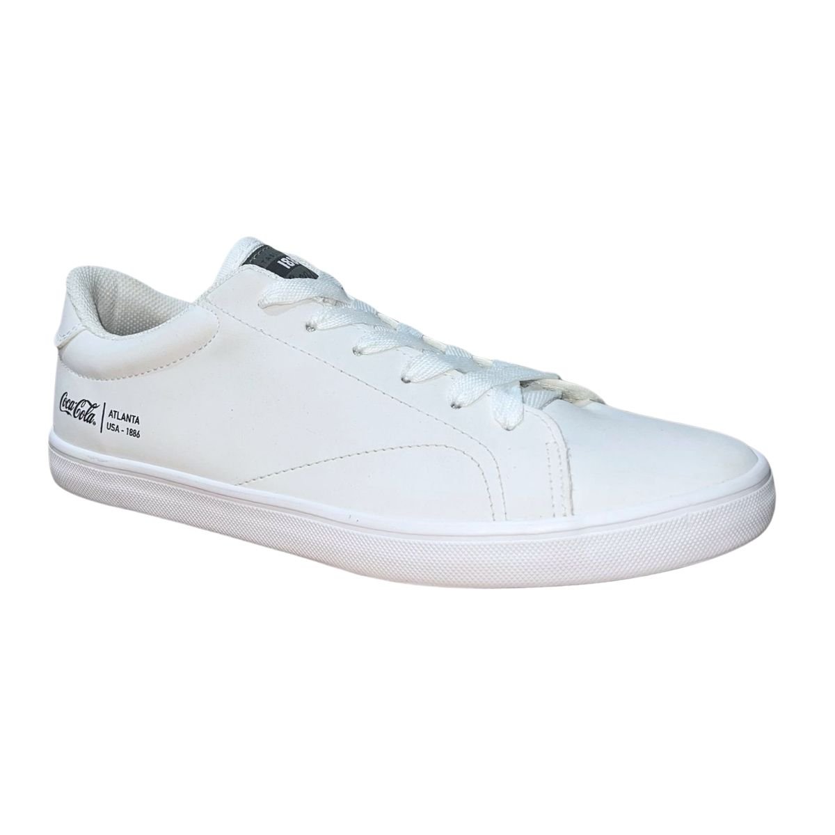 Tênis Casual Masculino Coca-Cola CC1809 Yankee Branco Branco 3