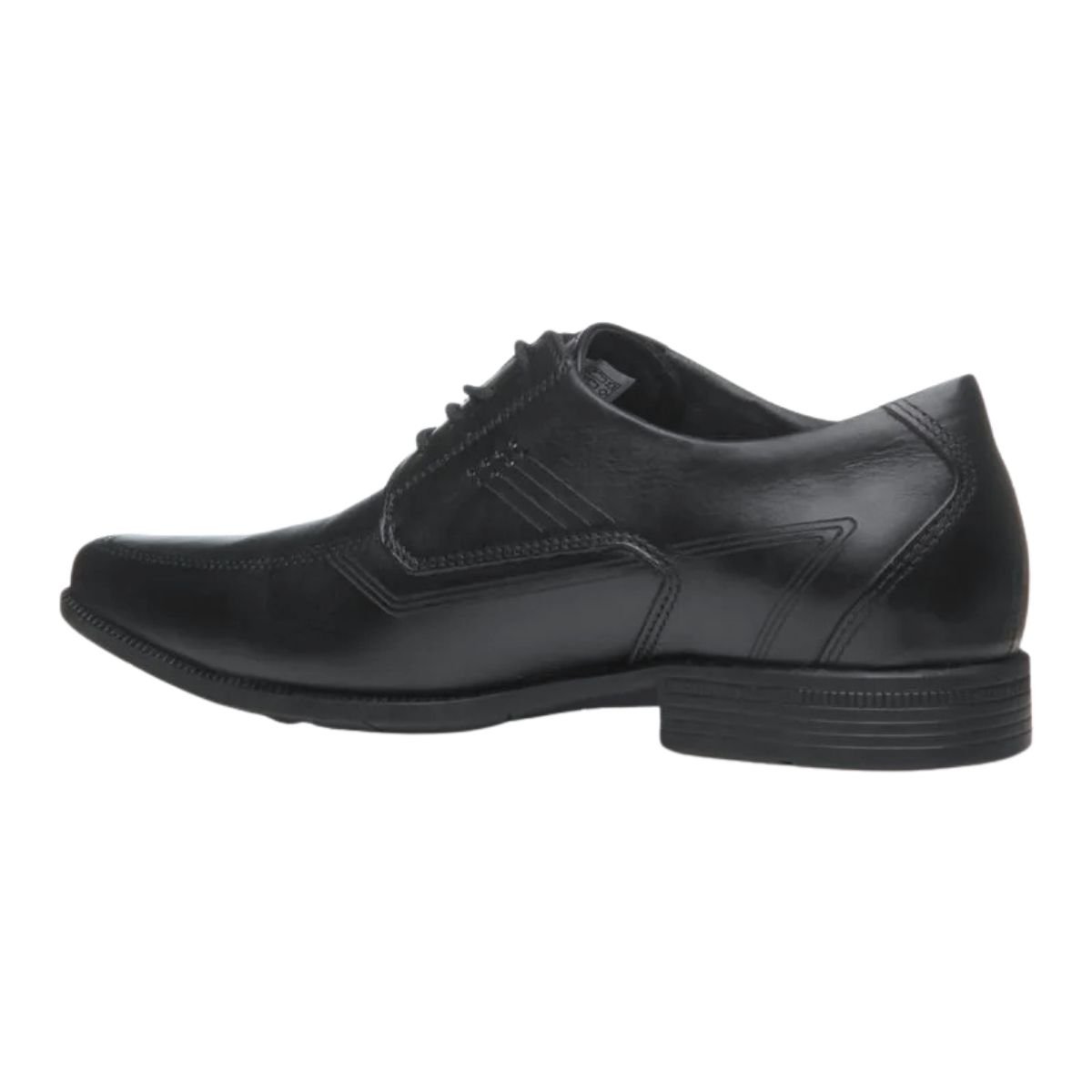Sapato Social de Couro Masculino Pegada 126502-01 Preto Preto 4