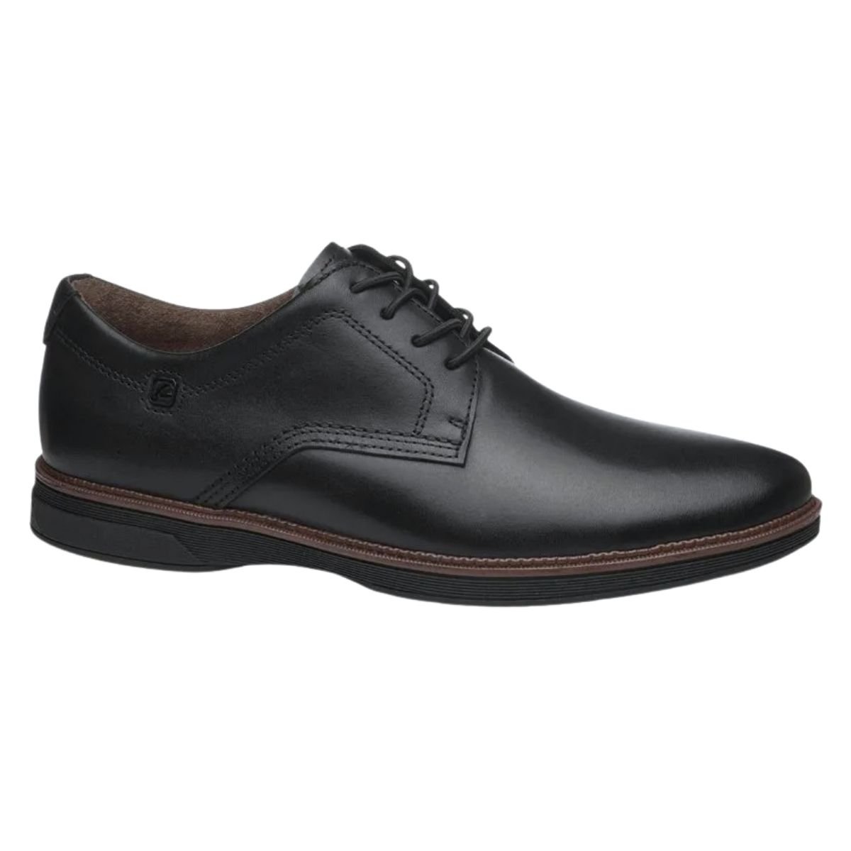 Sapato Social de Couro Masculino Pegada 126107-02 Preto