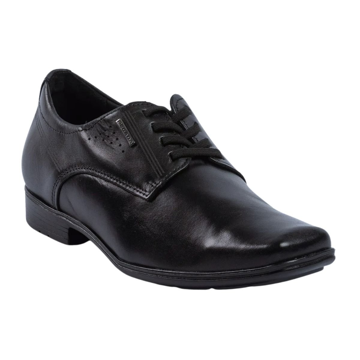 Sapato Social de Couro Masculino Pegada 122324-01 Preto Preto 3