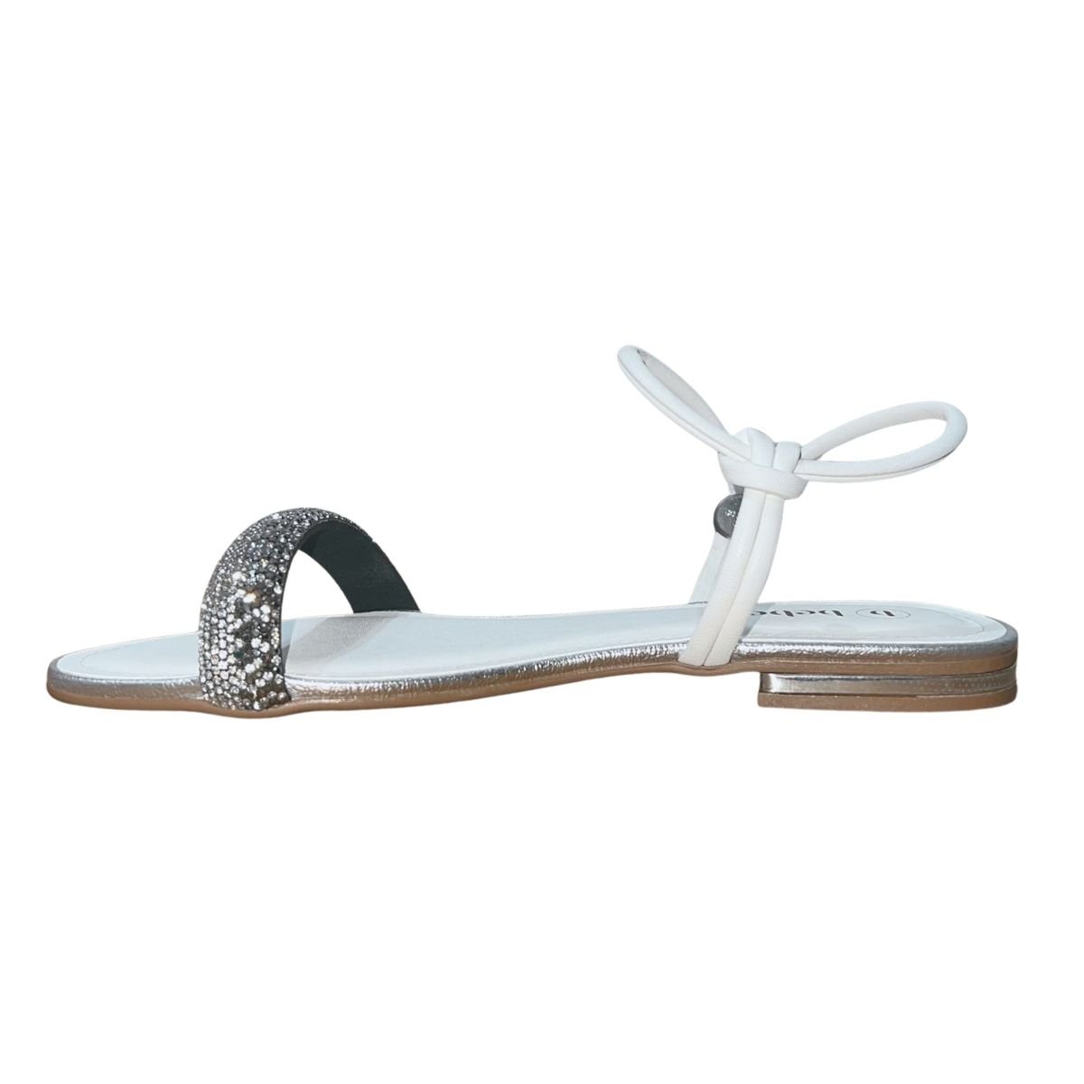 Sandália Rasteira Feminino Bebecê T1028-478 Branco Branco 5