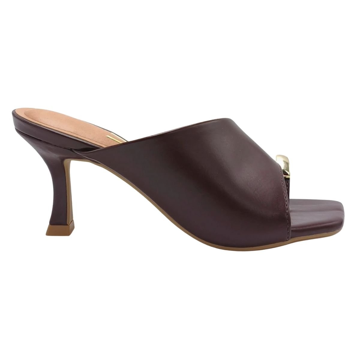 Tamanco de Salto Taça Feminino Vizzano 6536.102 Marrom