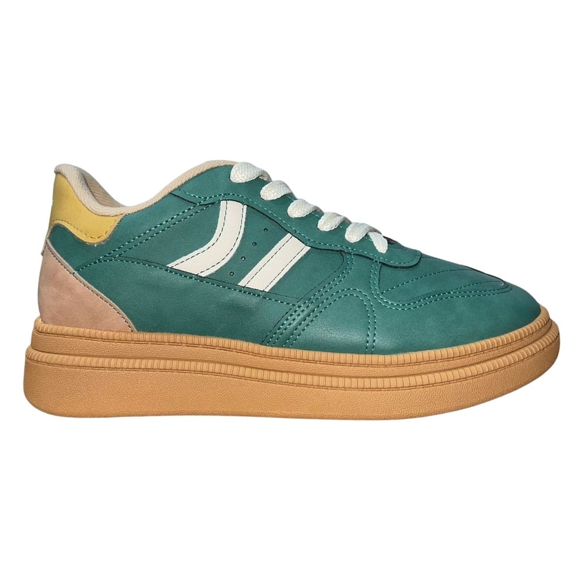 Tênis Casual Plataforma Feminino Moleca 5816.101 Verde