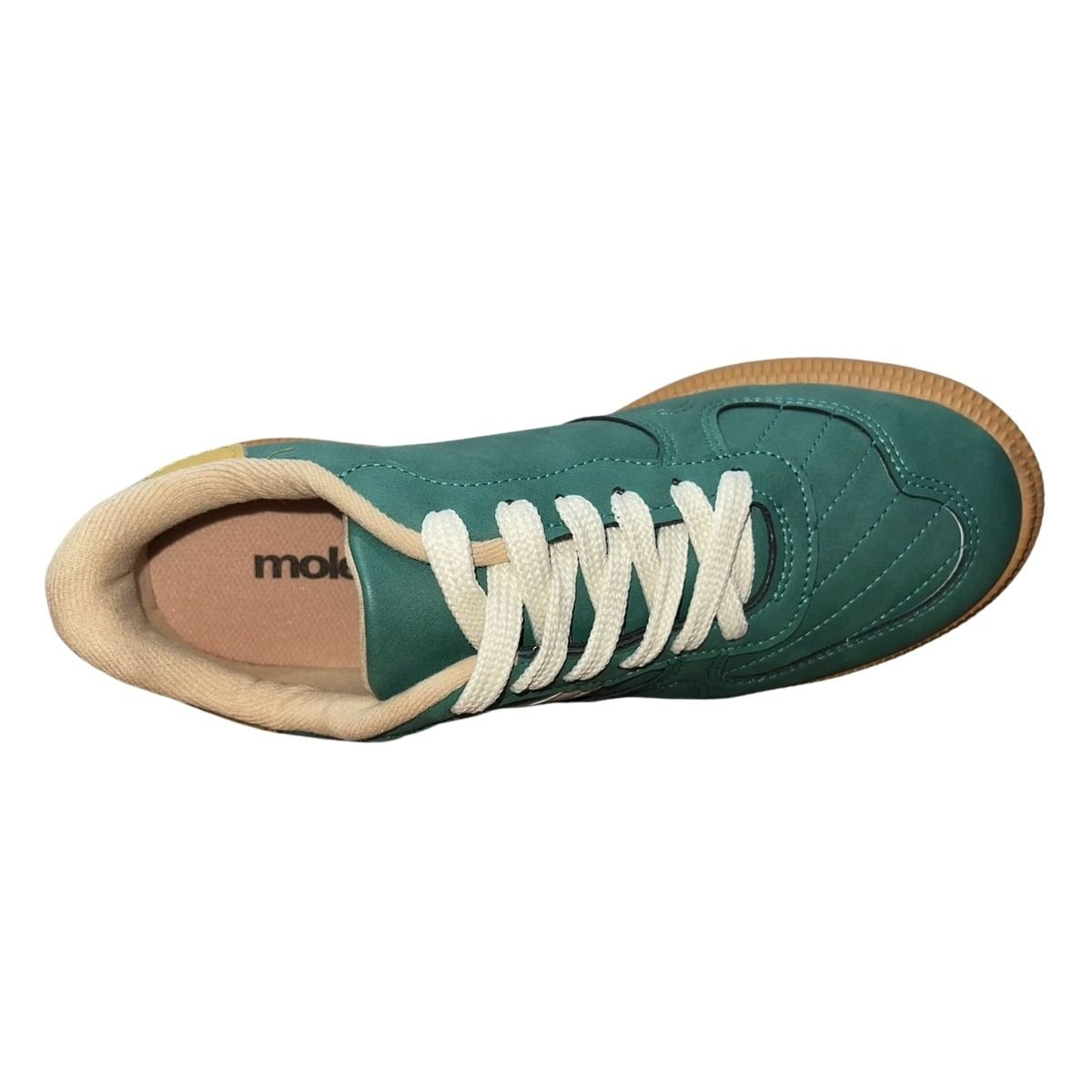 Tênis Casual Plataforma Feminino Moleca 5816.101 Verde Verde 4
