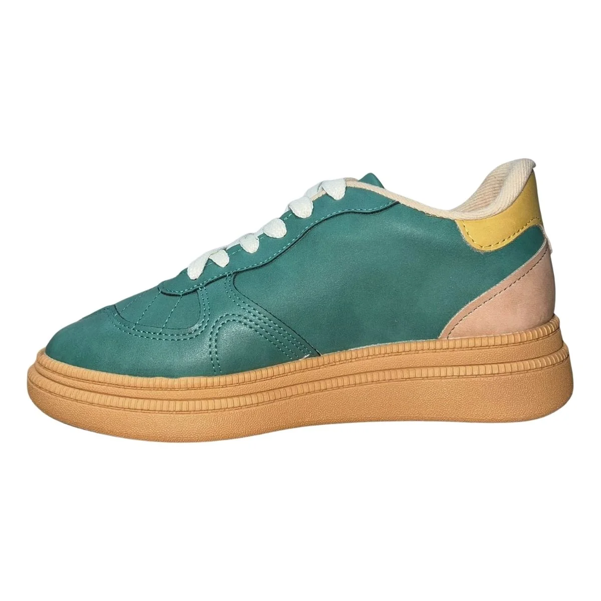 Tênis Casual Plataforma Feminino Moleca 5816.101 Verde Verde 5
