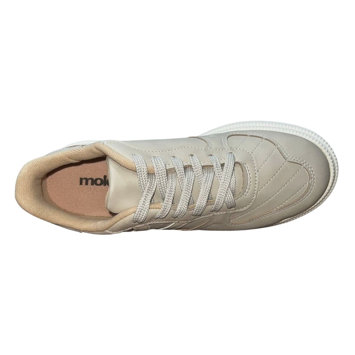 Tênis Casual Plataforma Feminino Moleca 5816.101 Cinza Cinza 4