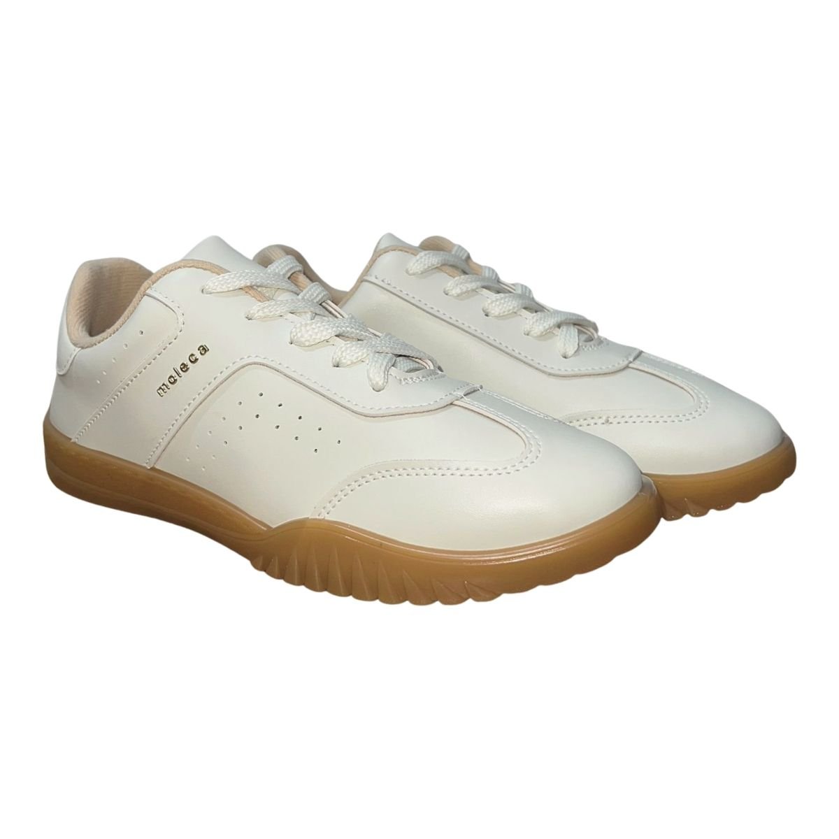 Tênis Casual Feminino Moleca 5817.101 Creme Creme 2