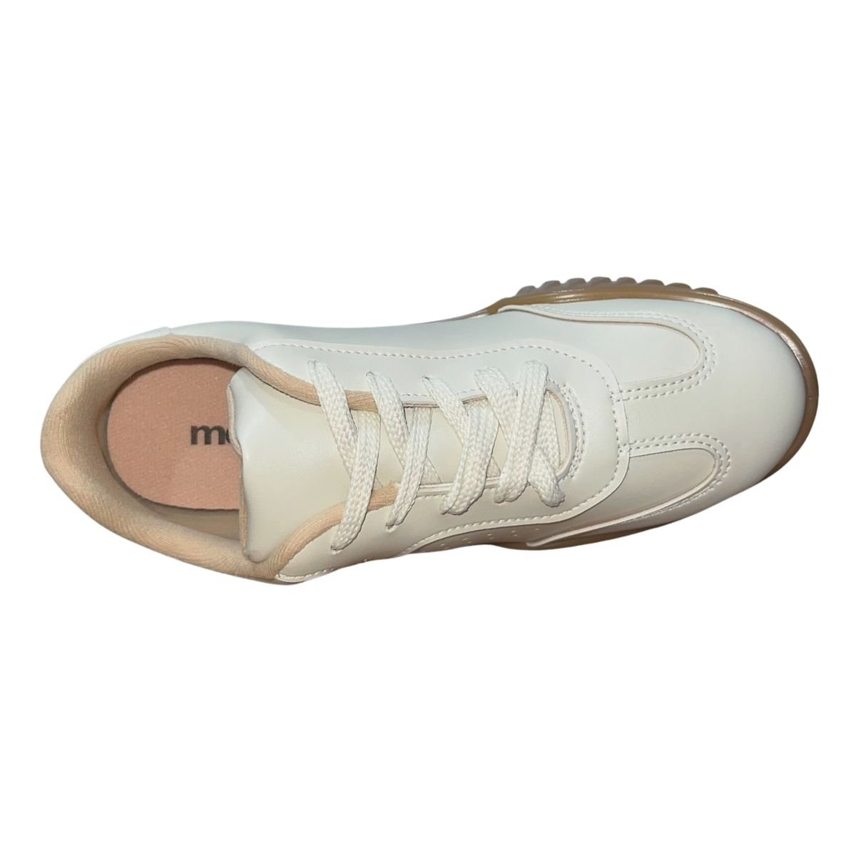 Tênis Casual Feminino Moleca 5817.101 Creme Creme 4