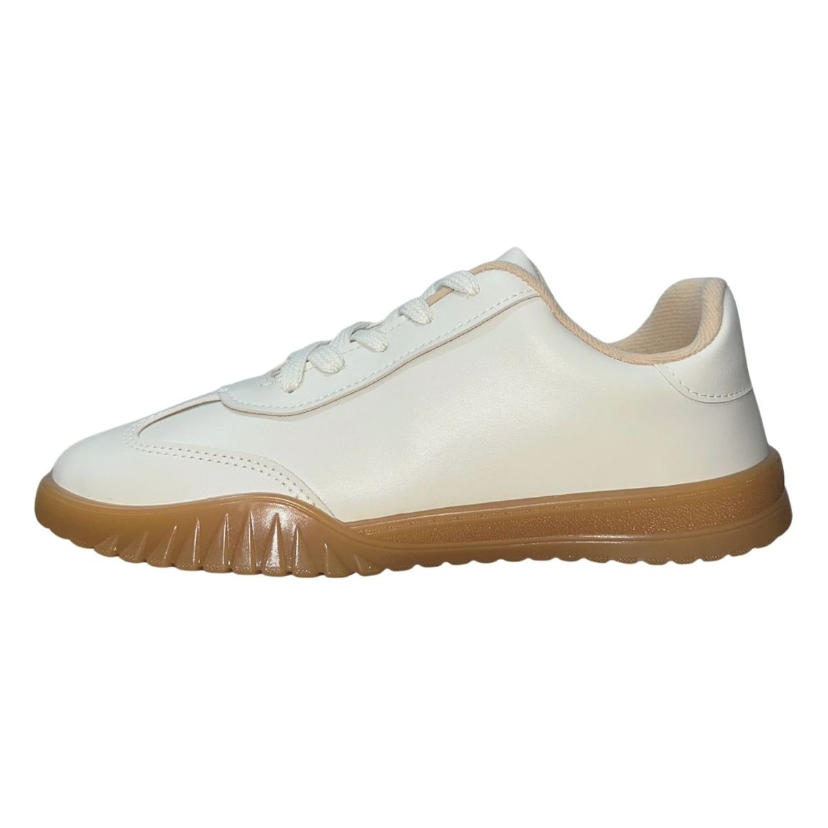 Tênis Casual Feminino Moleca 5817.101 Creme Creme 5