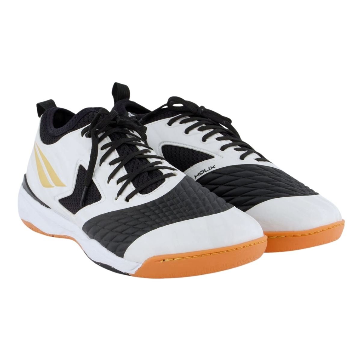 Chuteira Futsal Masculino Penalty MAX 1000 Locker Ecoknit Branco Branco/Preto 2