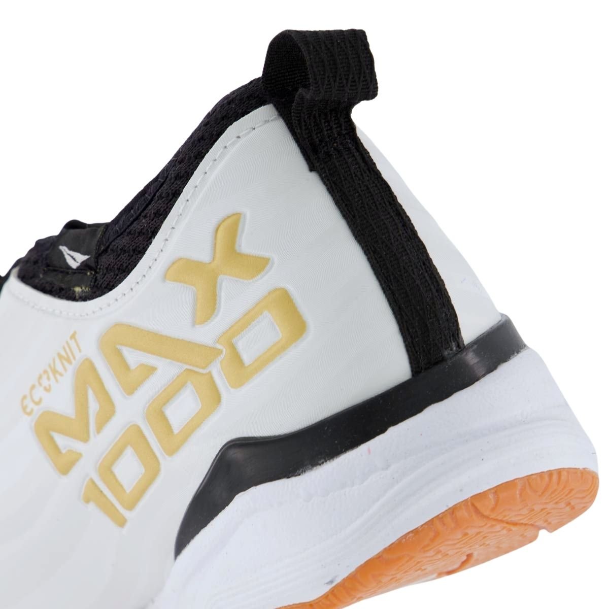 Chuteira Futsal Masculino Penalty MAX 1000 Locker Ecoknit Branco Branco/Preto 5