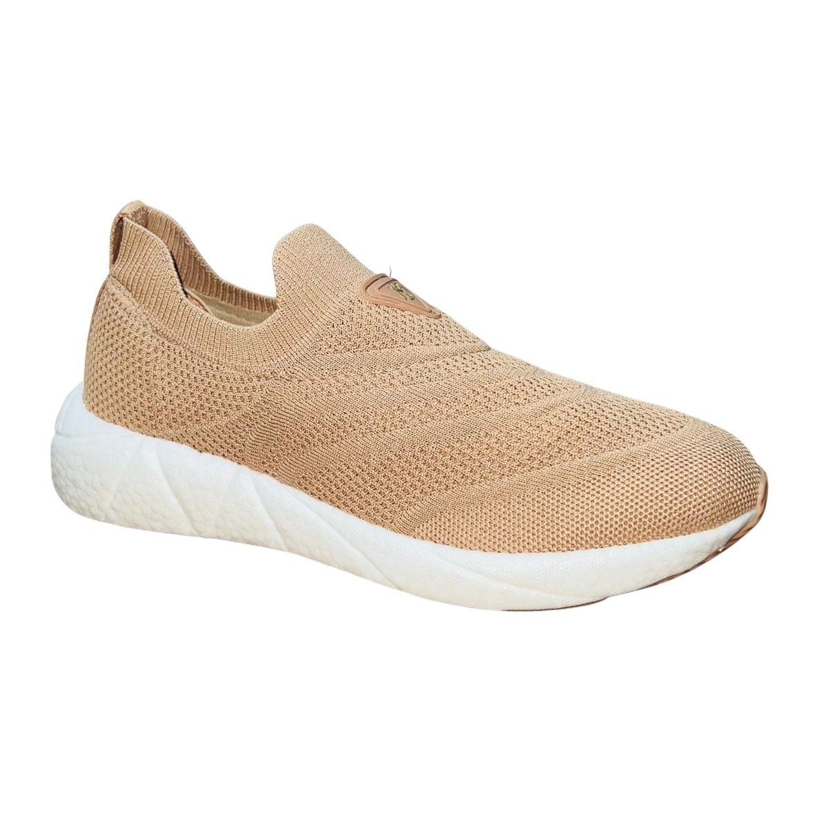 Tênis Slip On Esportivo Casual de Malha Feminino Modare 7395.101 Nude Nude 3