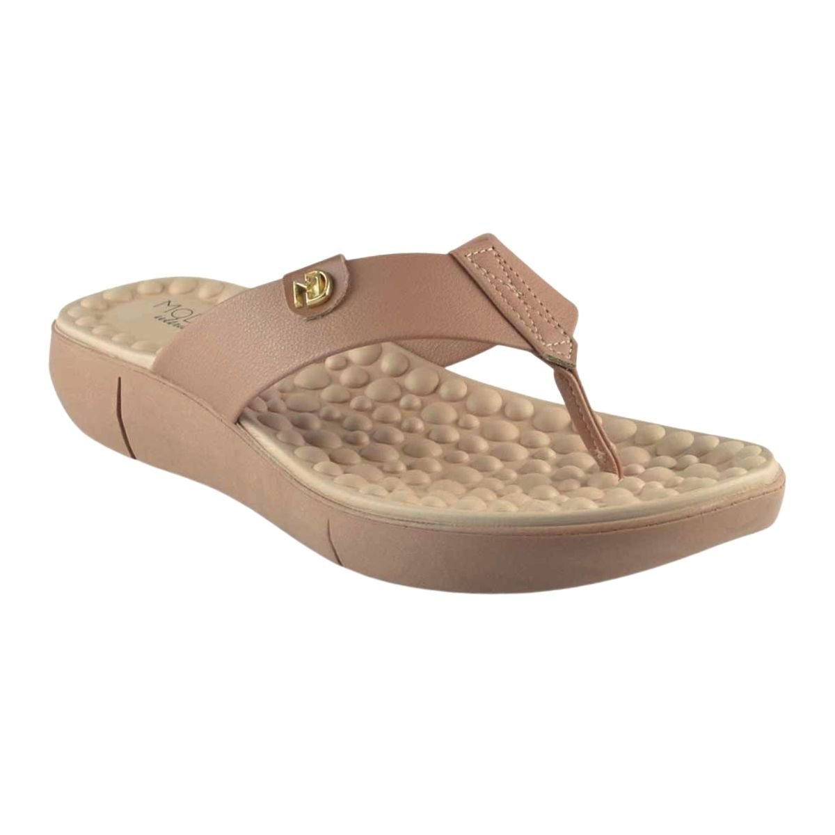 Tamanco Rasteiro Feminino Modare 7142.106 Nude Nude 3