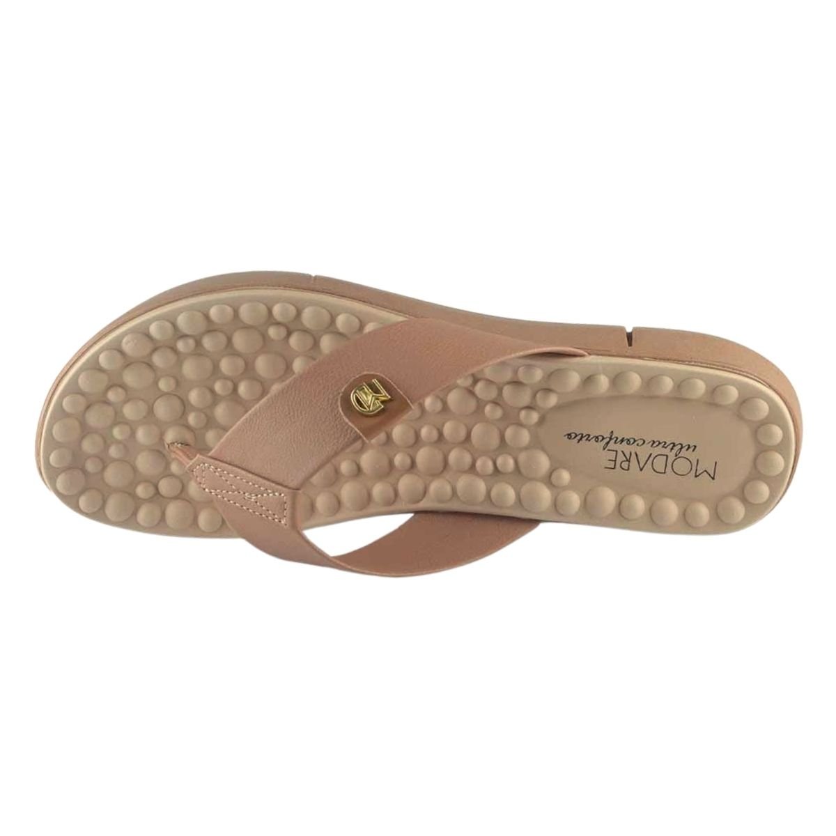 Tamanco Rasteiro Feminino Modare 7142.106 Nude Nude 4