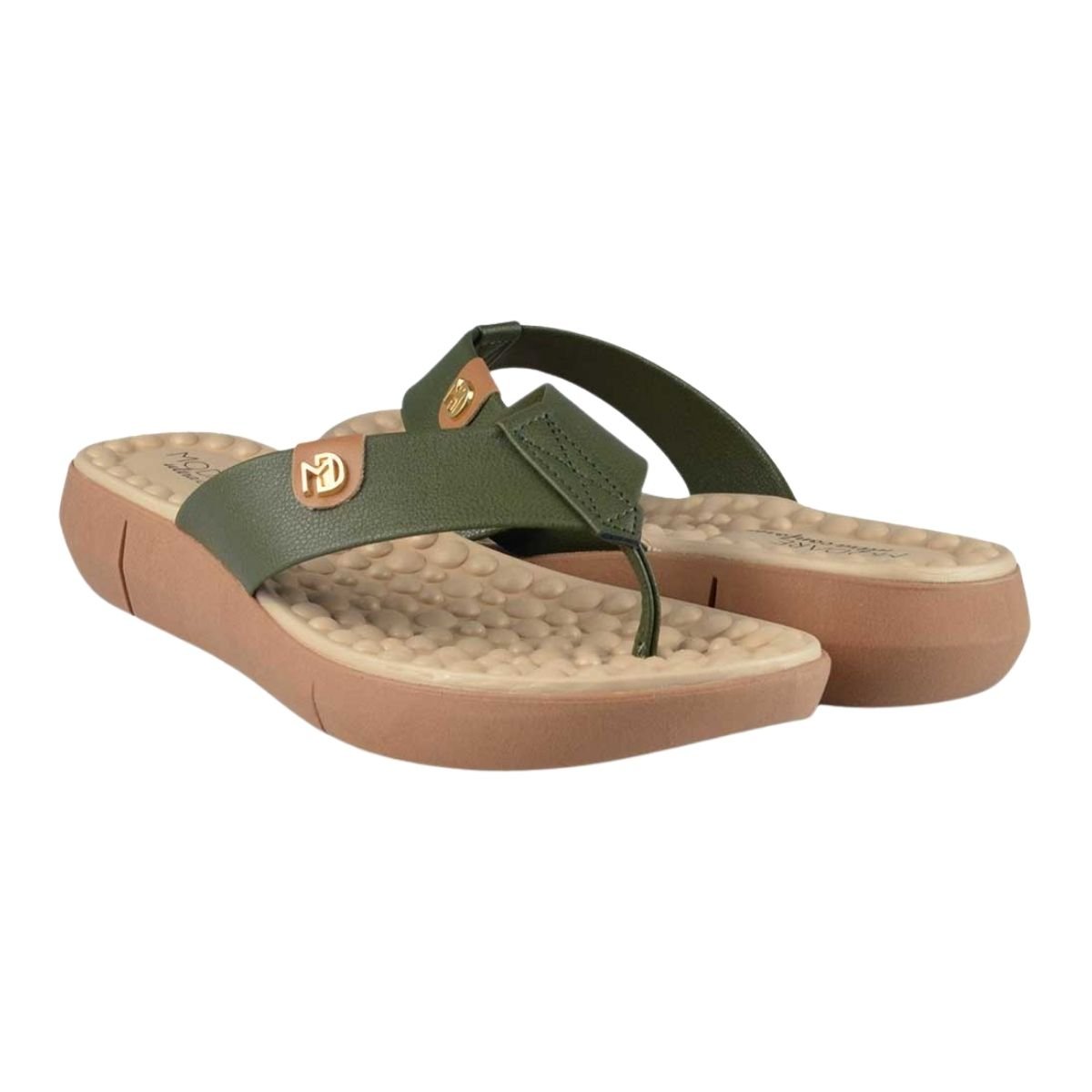 Tamanco Rasteiro Feminino Modare 7142.106 Verde Verde 2