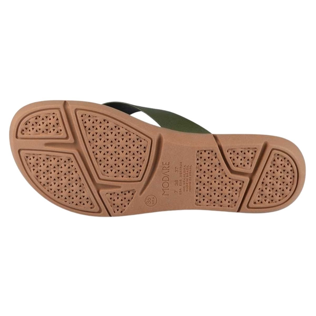 Tamanco Rasteiro Feminino Modare 7142.106 Verde Verde 6