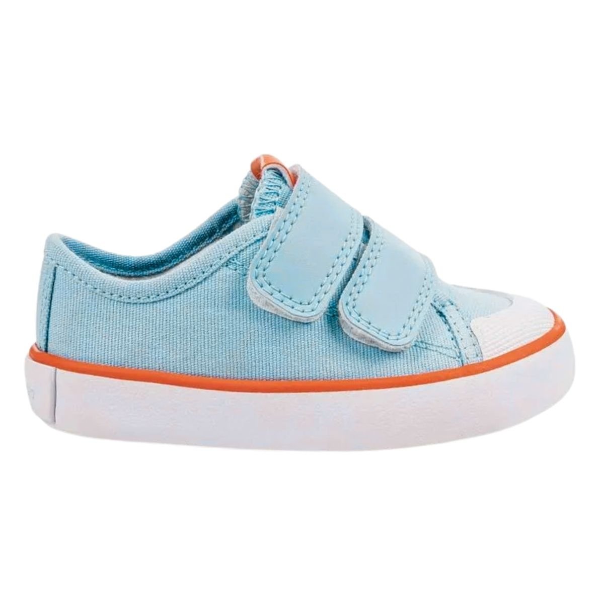 Tênis Casual com Tira Colante Infantil Menino Diversão DI2375 Baby Ale Azul Claro
