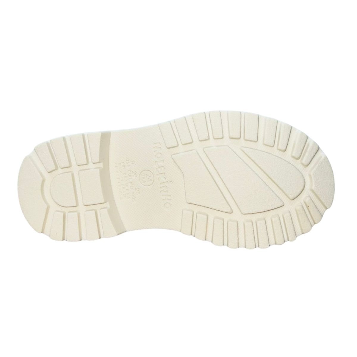 Bota Coturno Cano Médio Tratorado Infantil Menino Molekinho 2411.230 Creme Creme 6