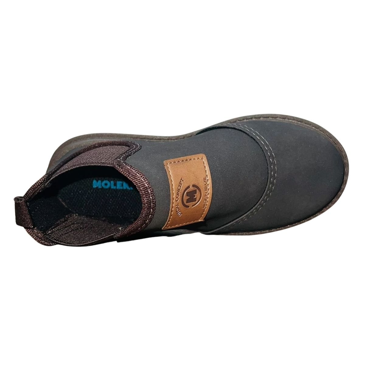 Bota Ankle Boots Cano Curto Infantil Menino Molekinho 2144.218 Marrom Marrom 4