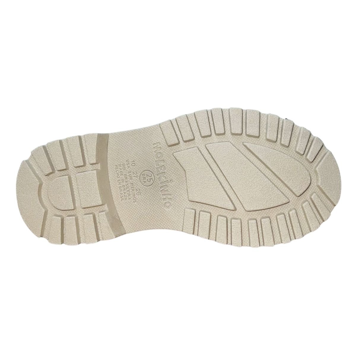 Bota Ankle Boots Cano Curto Infantil Menino Molekinho 2144.218 Marrom Marrom 6