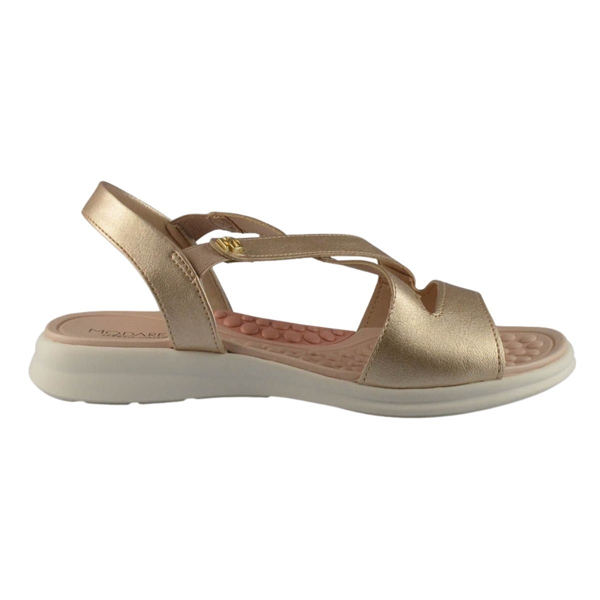 Sandália Rasteira Feminino Modare 7174.121 Dourado