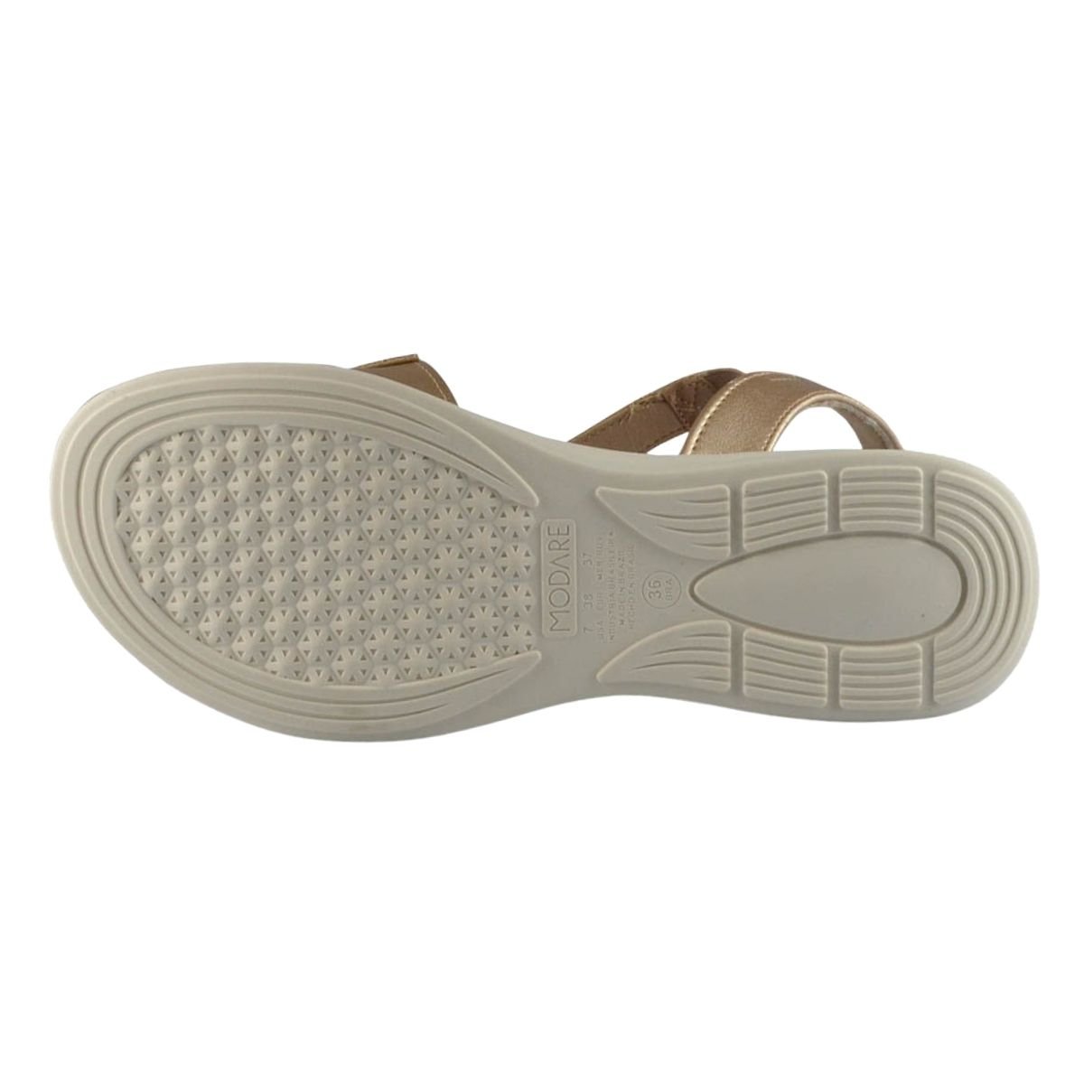 Sandália Rasteira Feminino Modare 7174.121 Dourado Dourado 6