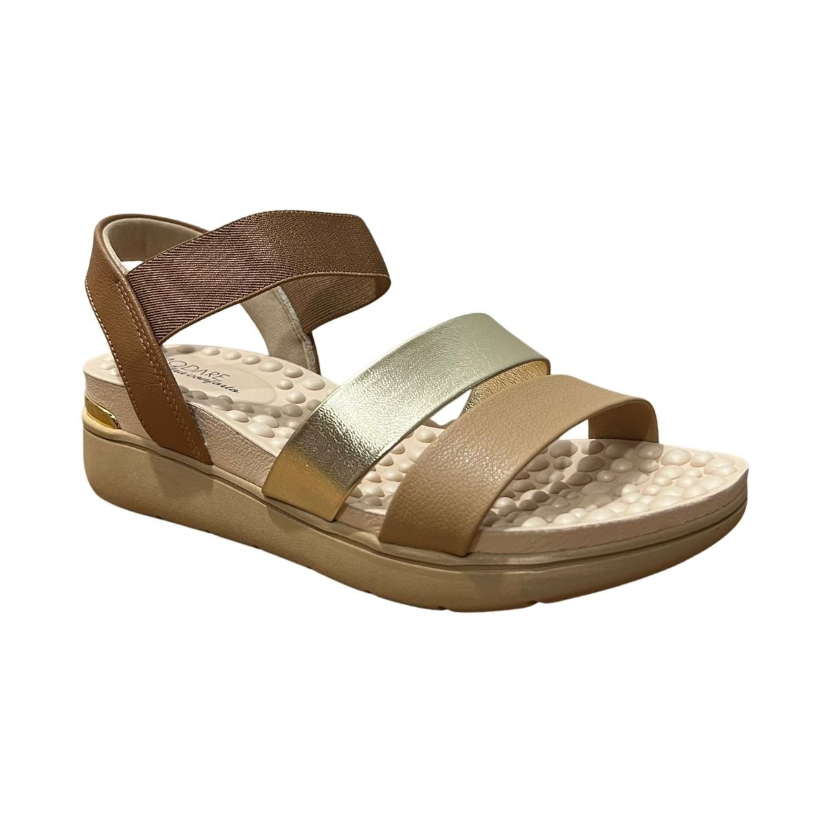 Sandália Plataforma Feminino Modare 7151.119 Marrom Marrom 3