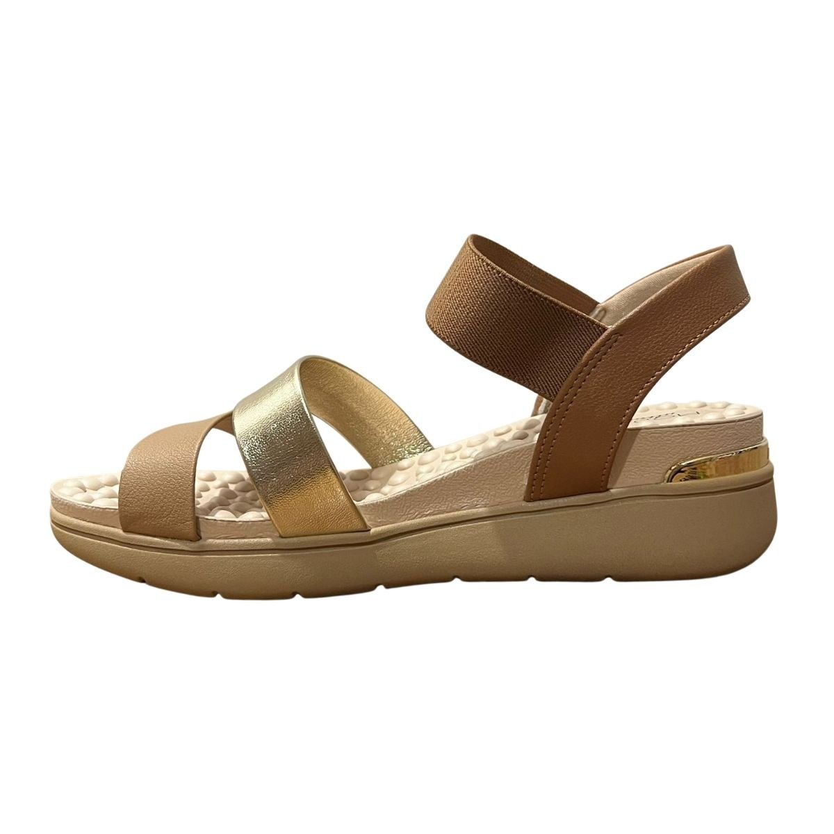 Sandália Plataforma Feminino Modare 7151.119 Marrom Marrom 5