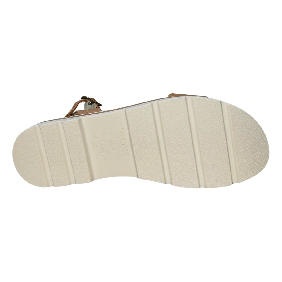 Sandália Plataforma Tratorada com Pedrarias Feminino Modare 7132.155 Marrom Marrom 6