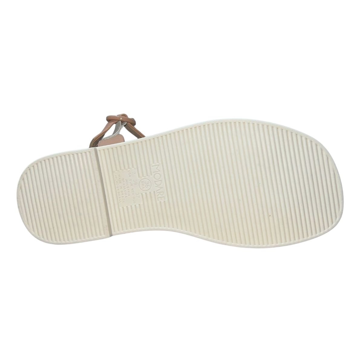 Sandália Rasteira Feminino Modare 7205.102 Nude Nude 6