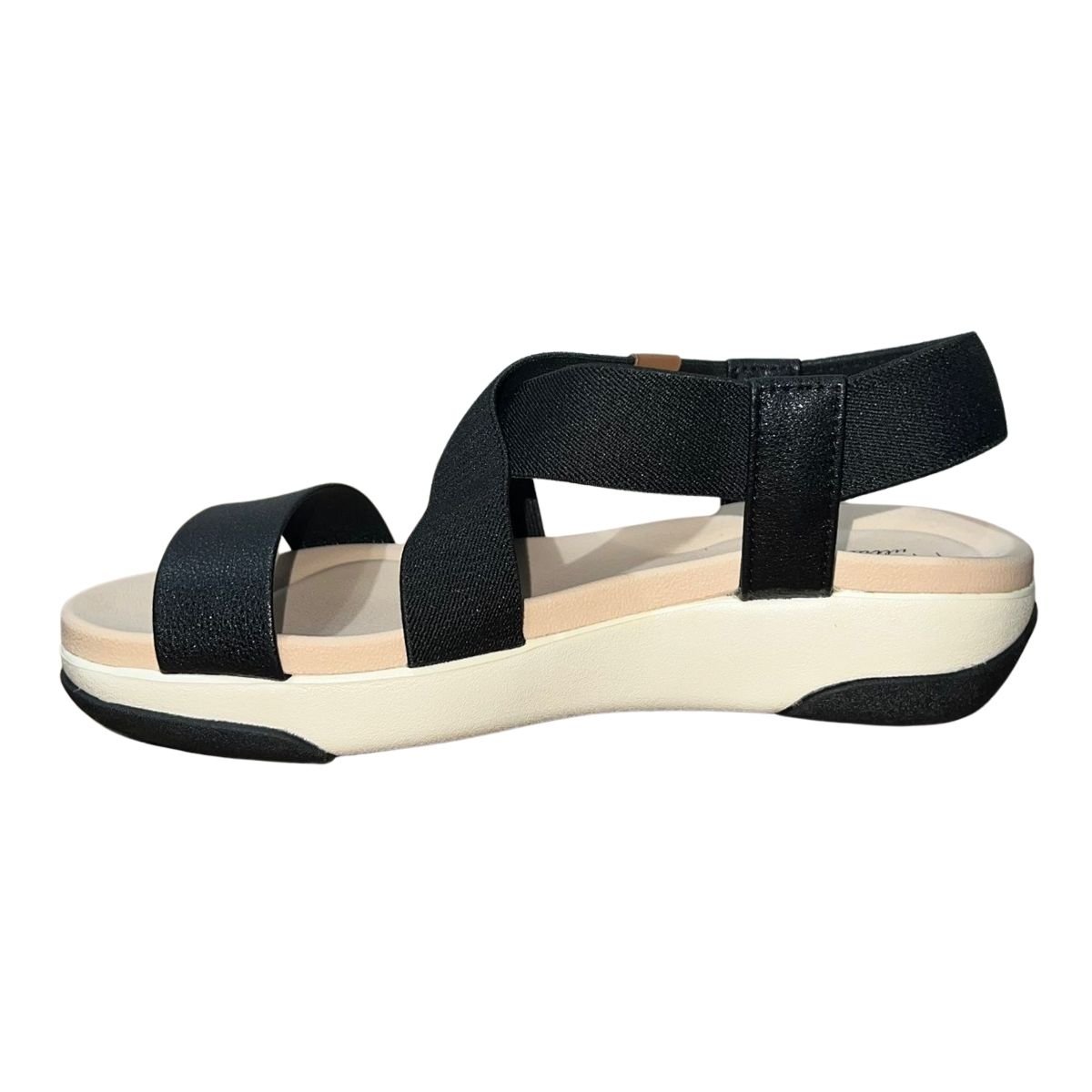 Sandália Plataforma Feminino Modare 7209.103 Preto Preto 5