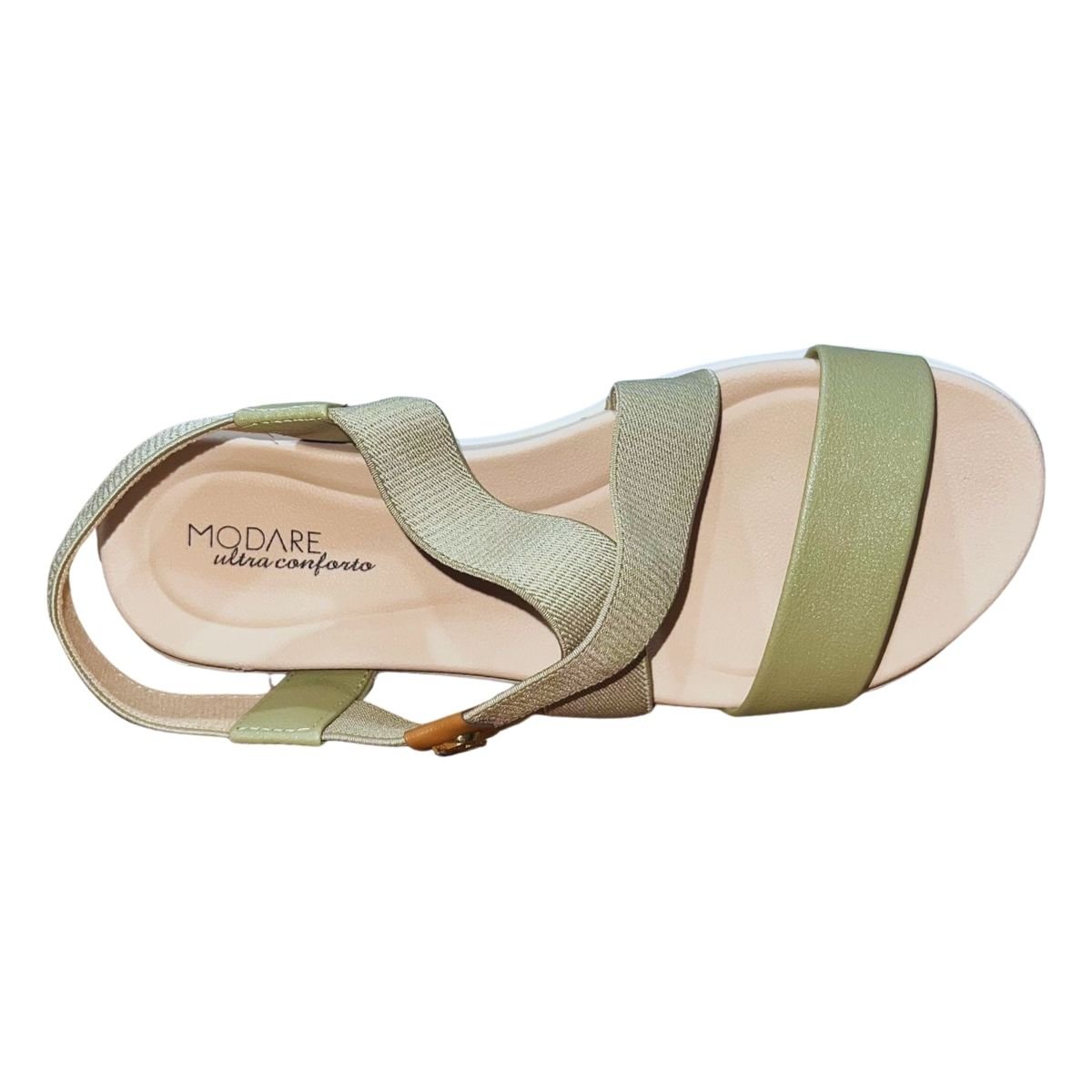 Sandália Plataforma Feminino Modare 7209.103 Verde Verde 4