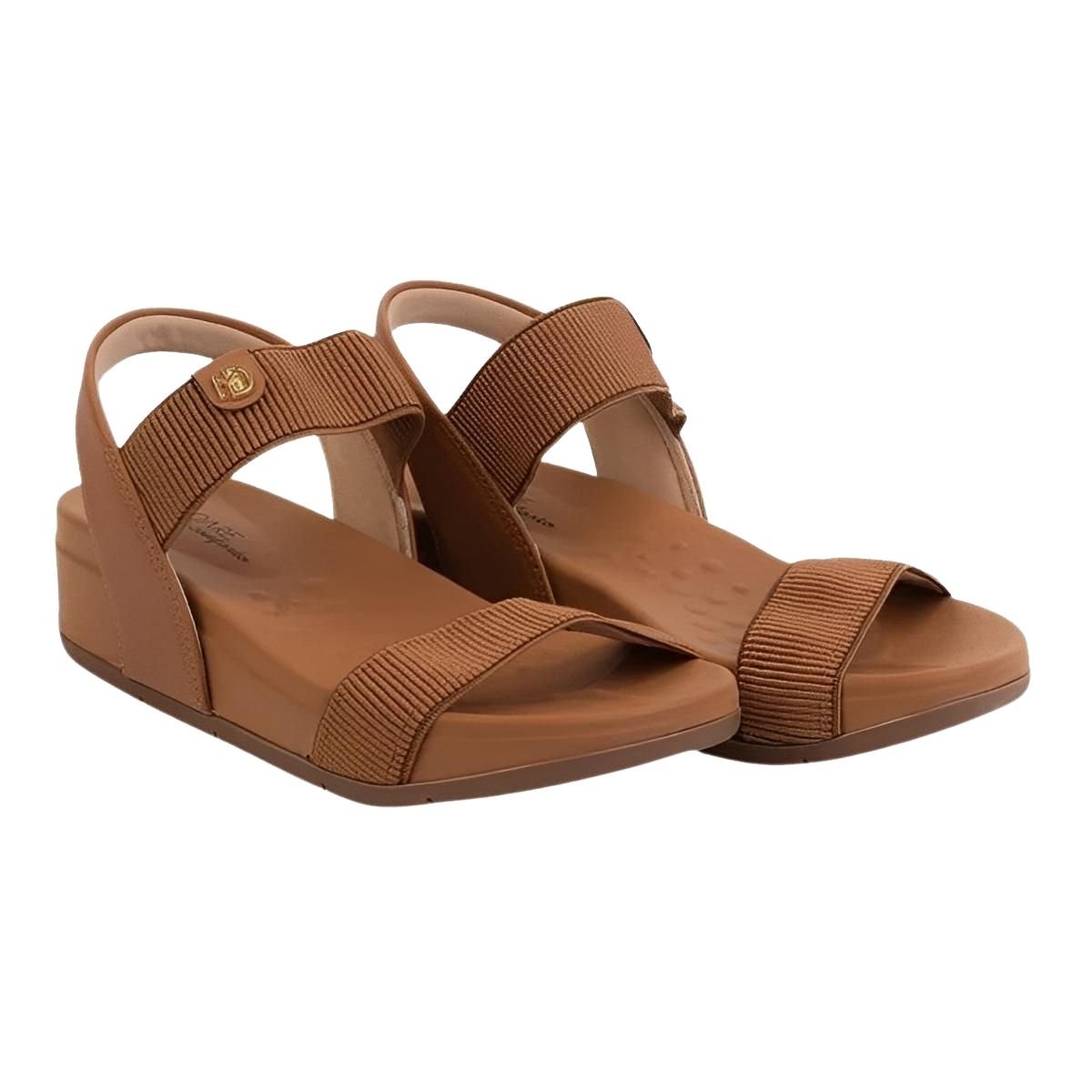 Sandália Anabela Feminino Modare 7207.105 Marrom Marrom 2