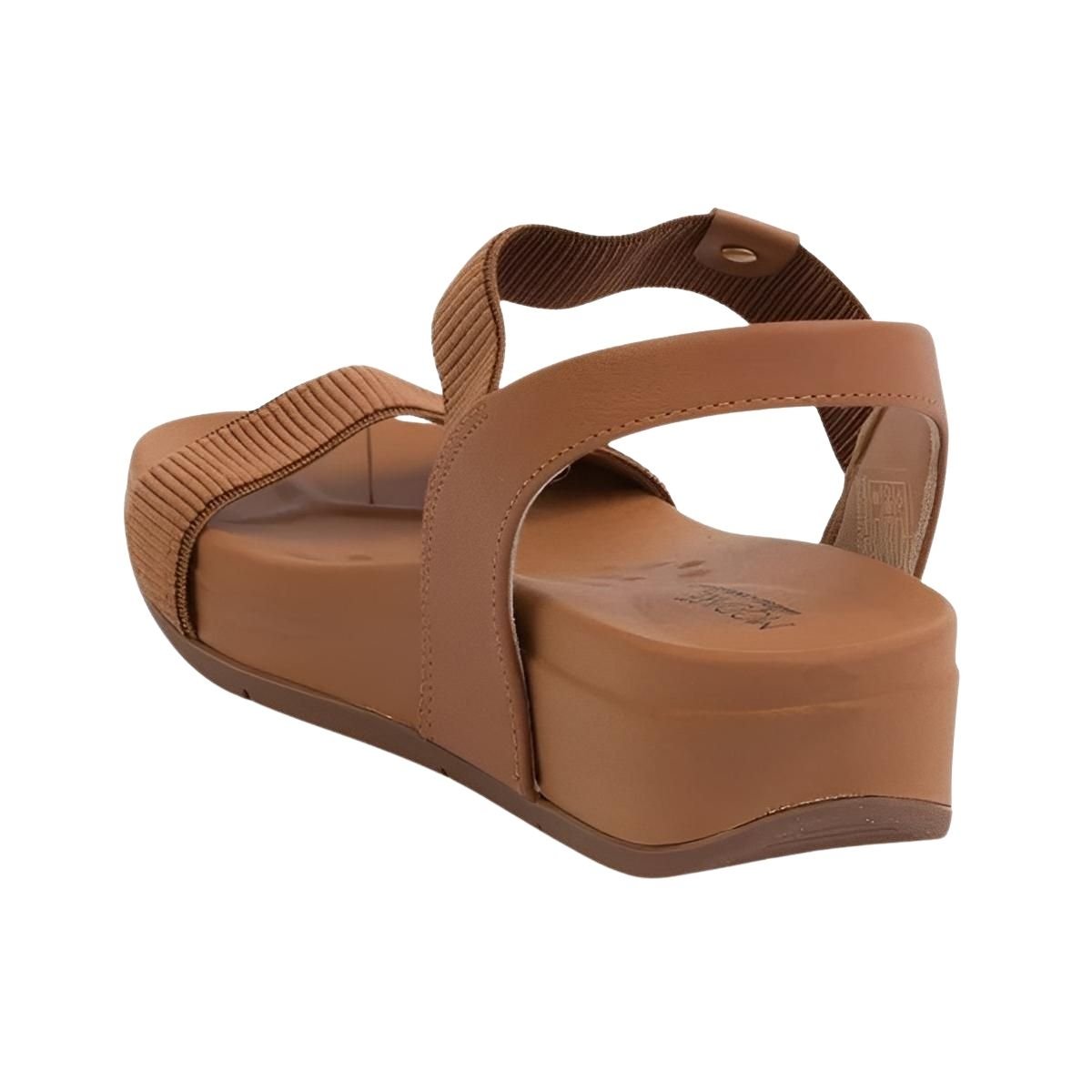 Sandália Anabela Feminino Modare 7207.105 Marrom Marrom 4