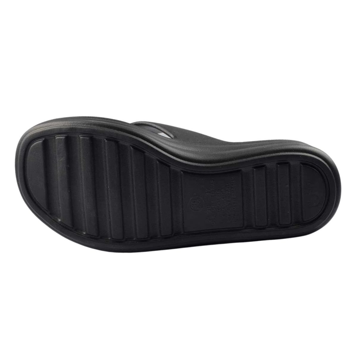 Chinelo Nuvem Plataforma Feminino Modare 7213.101 Preto Preto 6