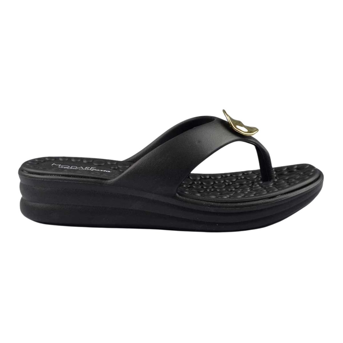 Chinelo Nuvem Plataforma Feminino Modare 7213.101 Preto
