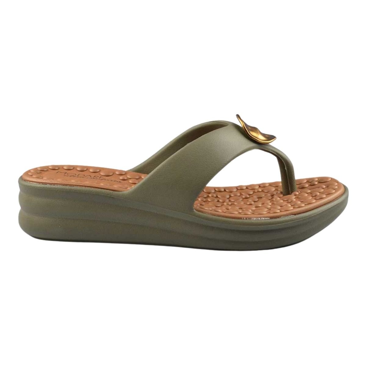 Chinelo Nuvem Plataforma Feminino Modare 7213.101 Verde
