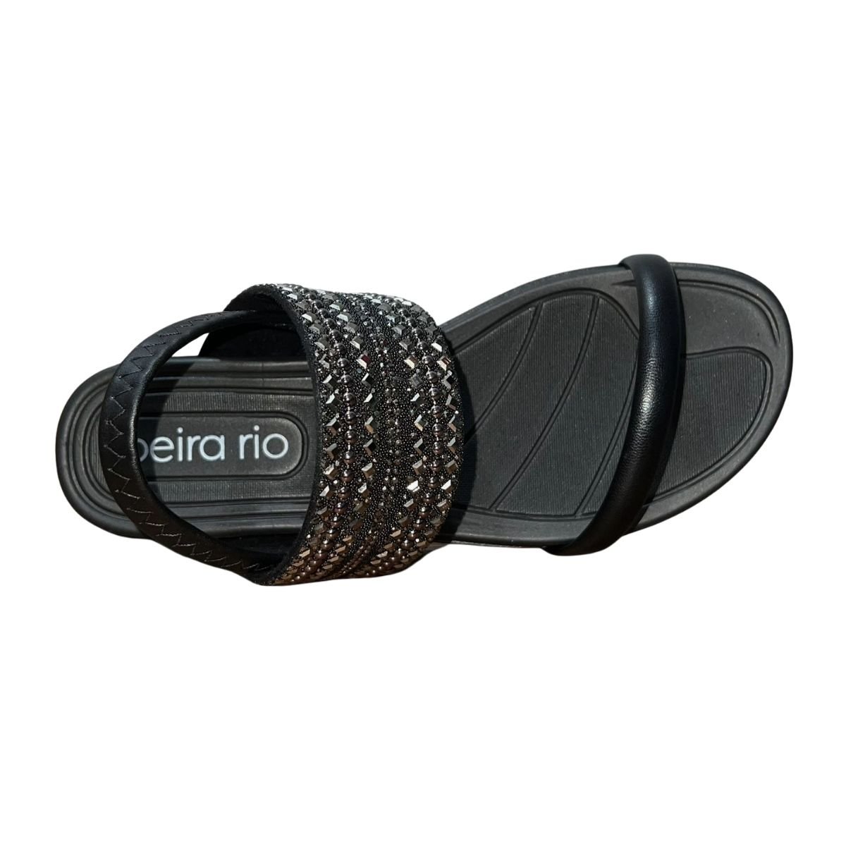 Sandália Rasteira Slide Feminino Beira Rio 8507.116 Preto Preto 3