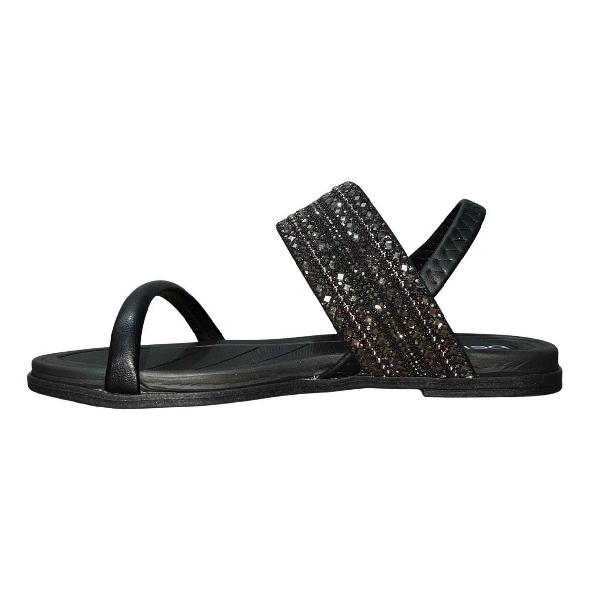 Sandália Rasteira Slide Feminino Beira Rio 8507.116 Preto Preto 4