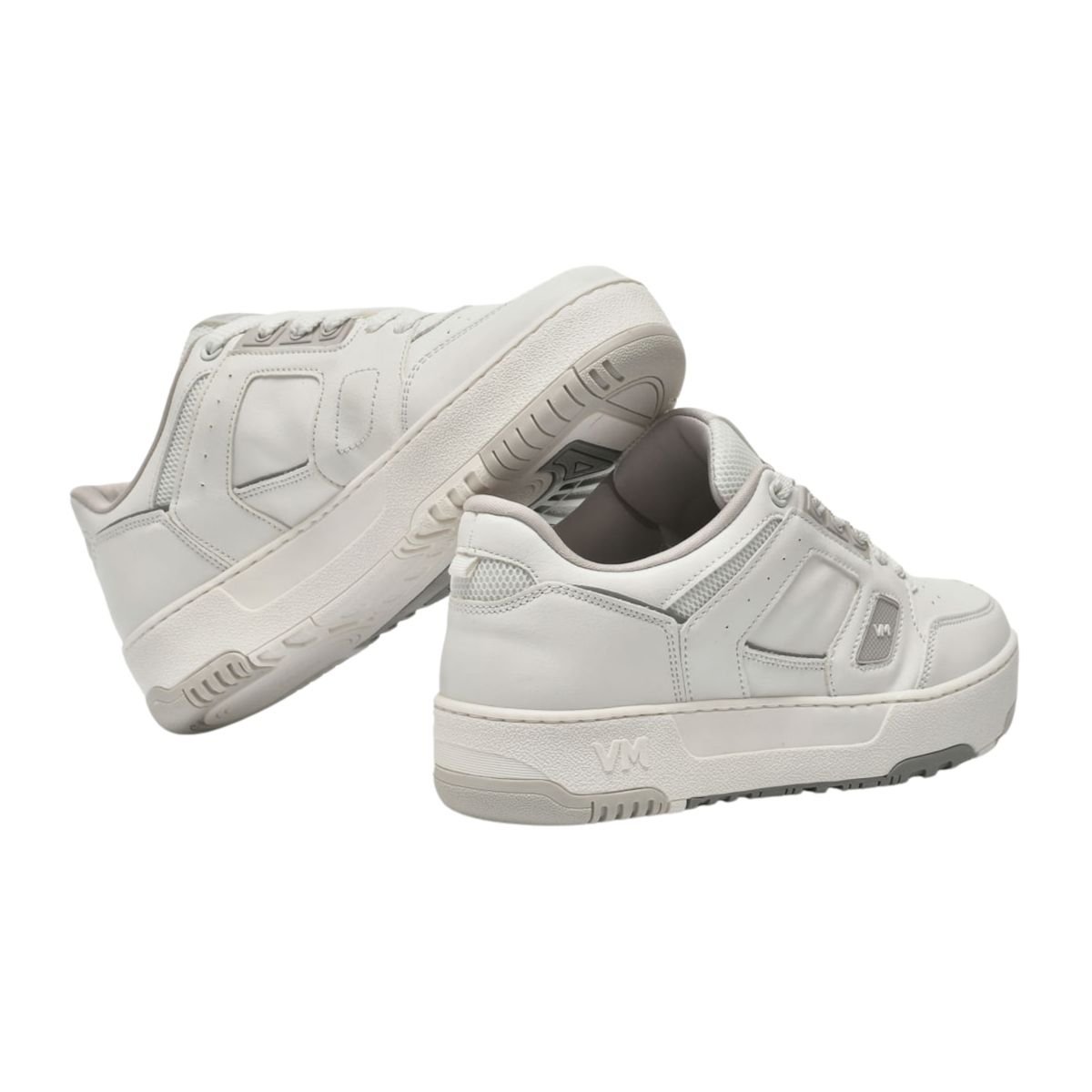 Tênis Casual Plataforma Feminino Via Marte 305-001-03 Branco Branco 3