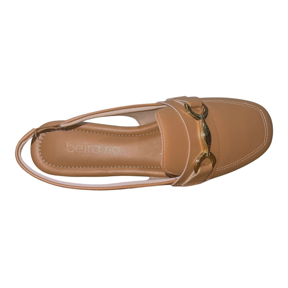 Mule Slingback Rasteiro Feminino Beira Rio 4323.106 Marrom Marrom 3