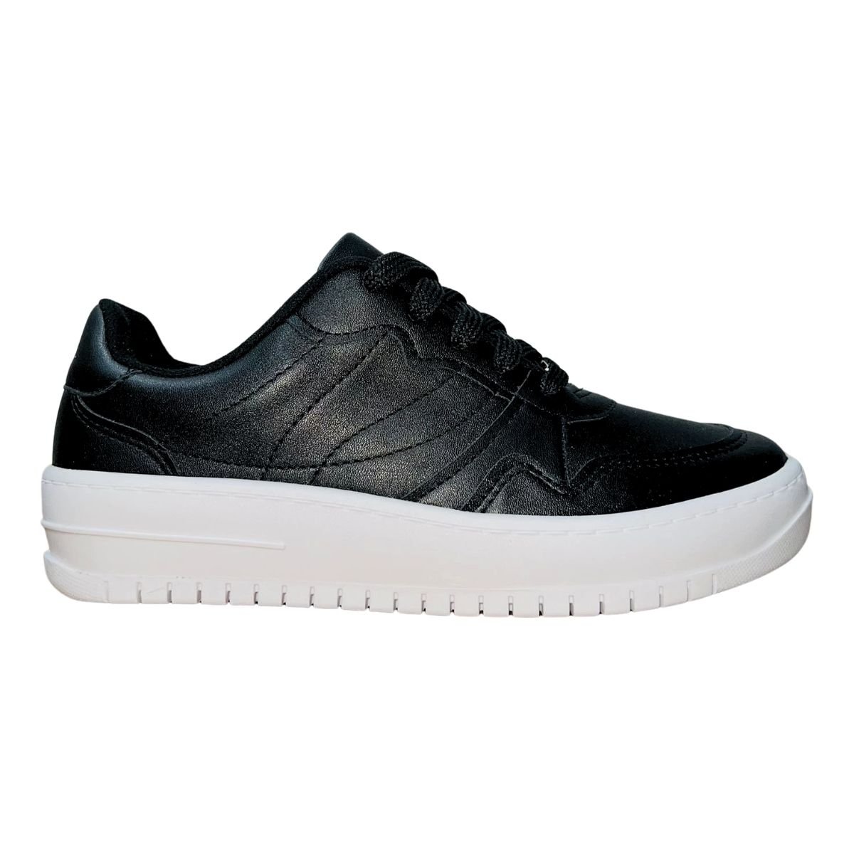 Tênis Casual Flatform Feminino Vizzano 1389.101 Preto