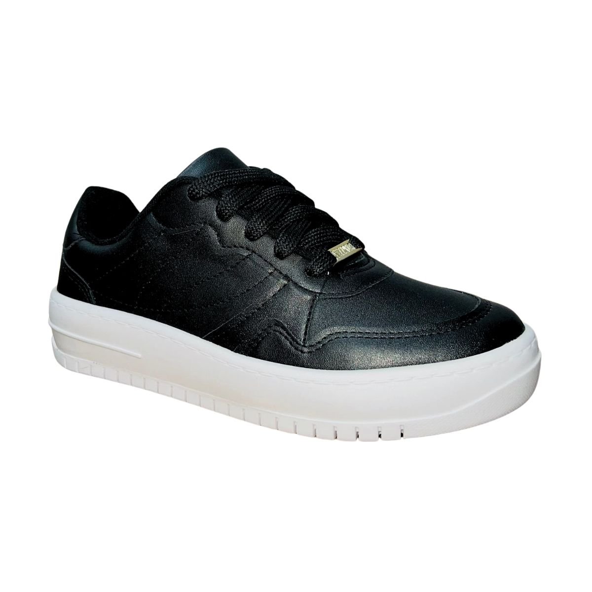 Tênis Casual Flatform Feminino Vizzano 1389.101 Preto Preto 3