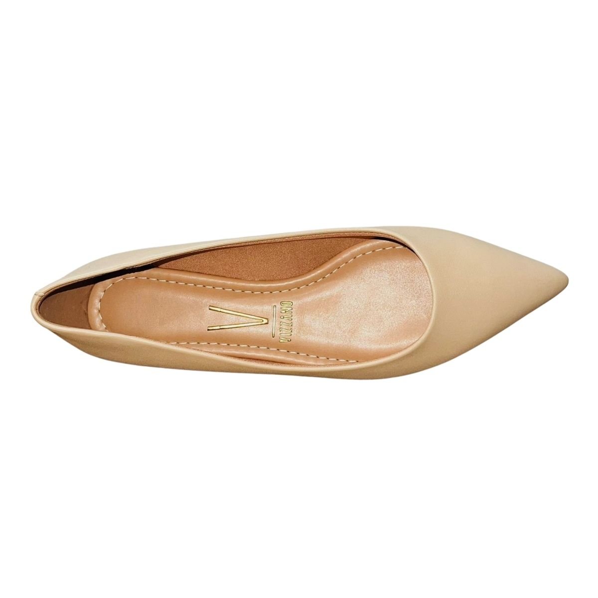 Sapatilha Casual Bico Fino Feminino Vizzano 1206.200 Bege Bege 3