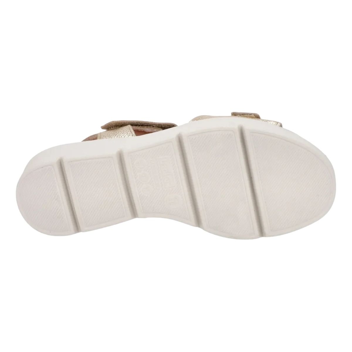 Sandália Papete Plataforma de Couro Feminino Usaflex AL4303005 Dourado Dourado 5