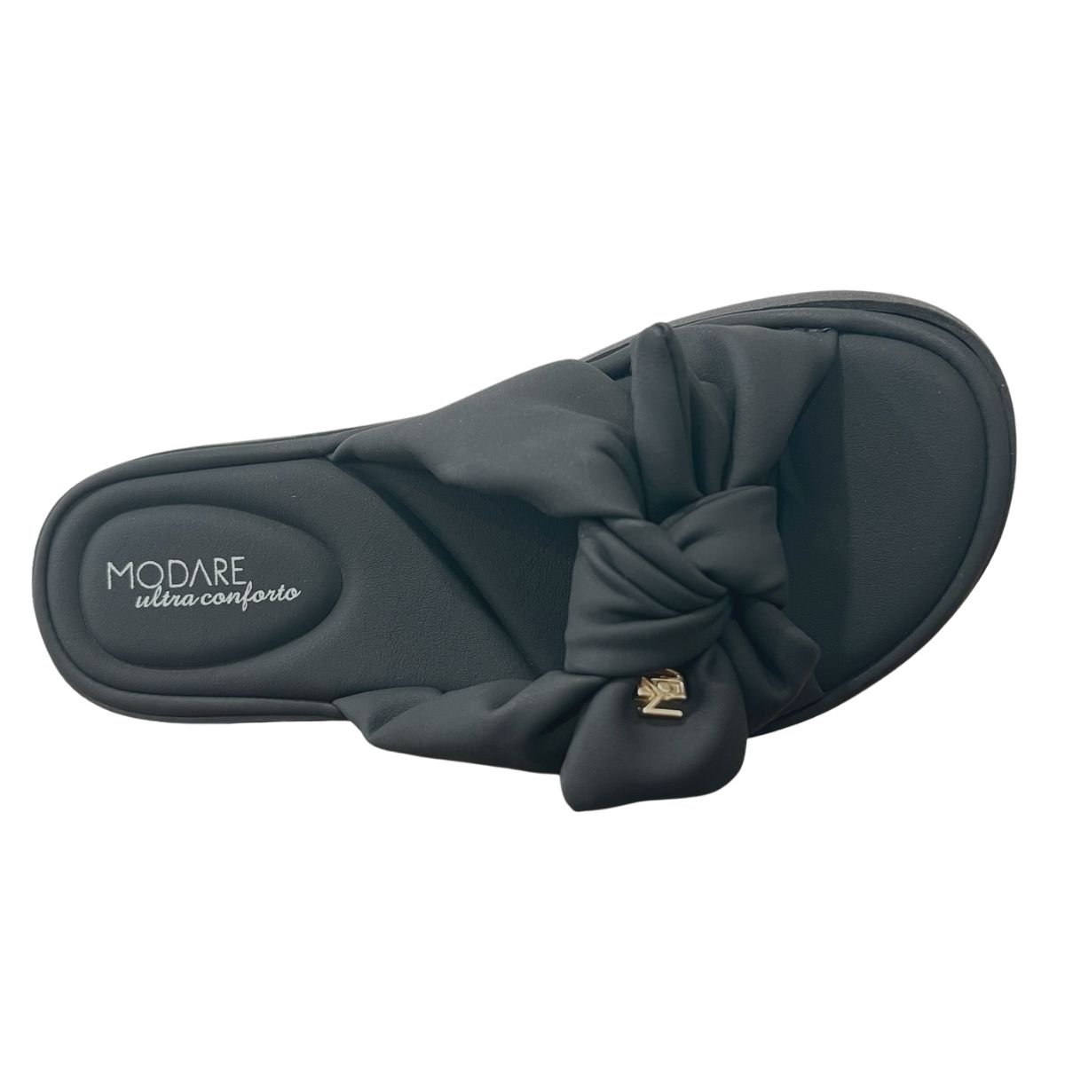 Sandália Rasteira Slide Feminino Modare 7208.101 Preto Preto 4