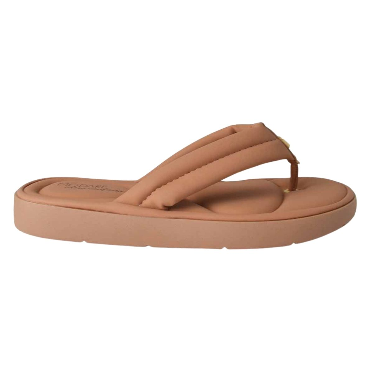 Chinelo Slide Plataforma EVA Feminino Modare 7208.109 Nude