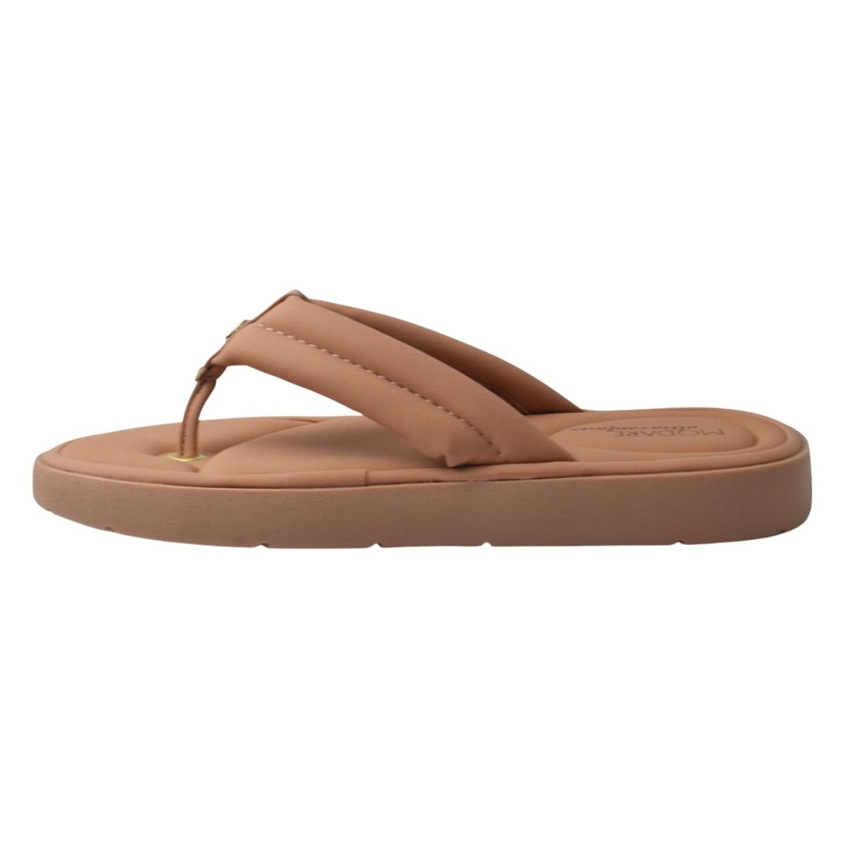 Chinelo Slide Plataforma EVA Feminino Modare 7208.109 Nude Nude 5