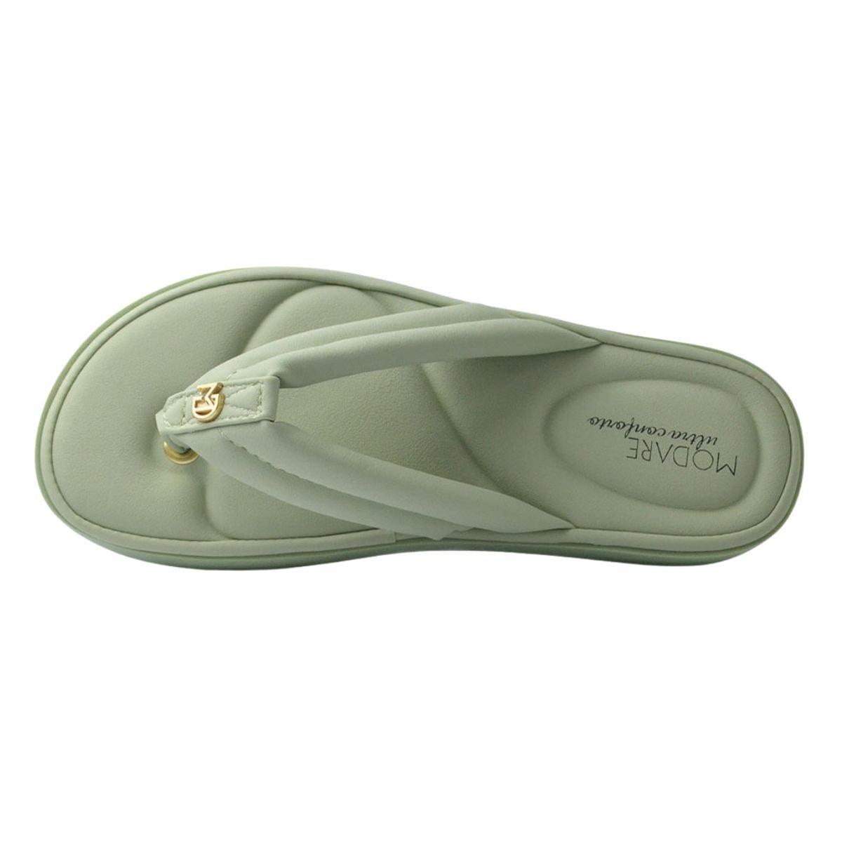 Chinelo Slide Plataforma EVA Feminino Modare 7208.109 Verde Verde 4